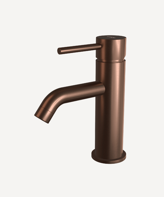 Rubinetto miscelatore oro rosa spazzolato - Corbeau - small