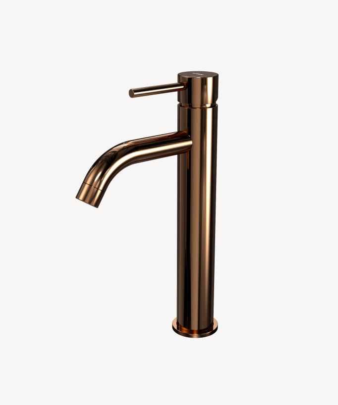 Miscelatore lavabo oro rosa - Corbeau - small