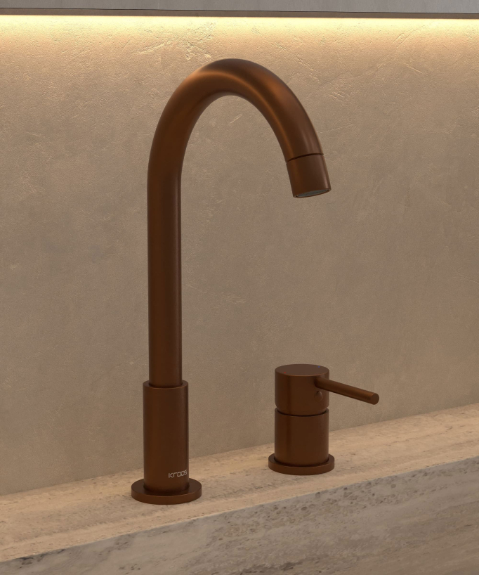 Miscelatore per lavabo 2 fori - Corbeau
