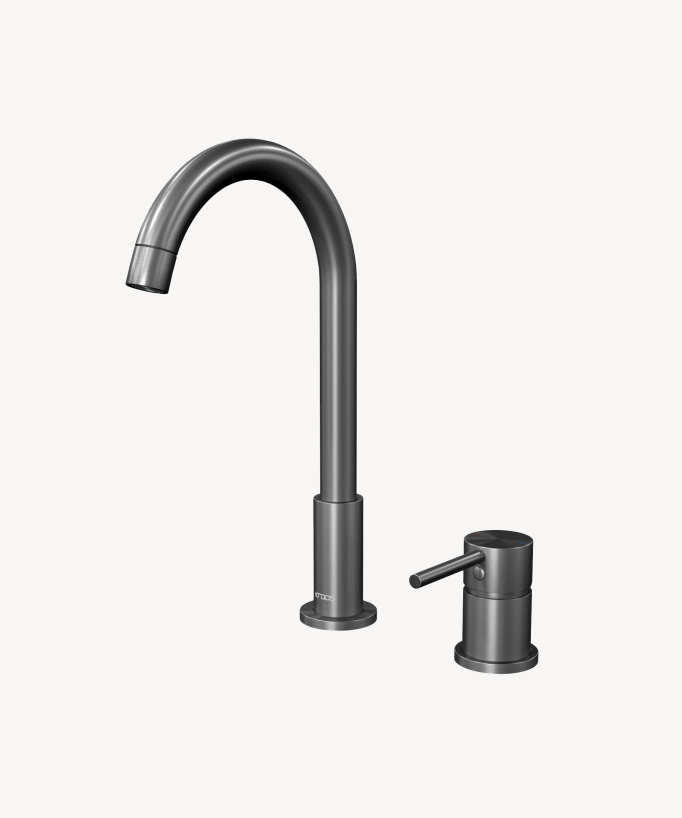 Miscelatore lavabo 2 fori Gunmetal - Corbeau - small