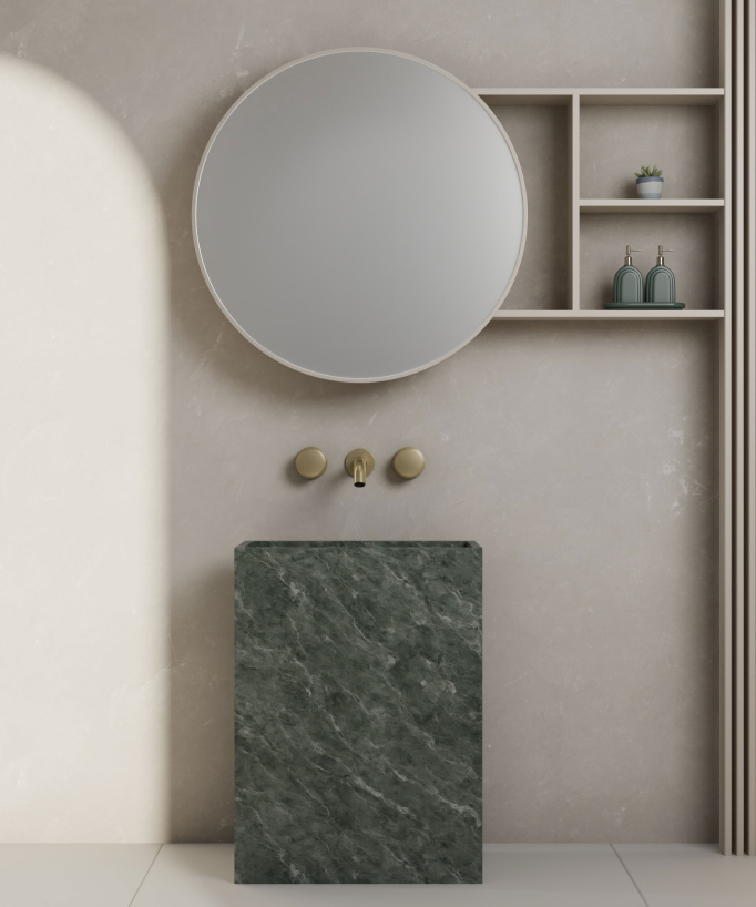 Rubinetto lavabo a parete - Leros