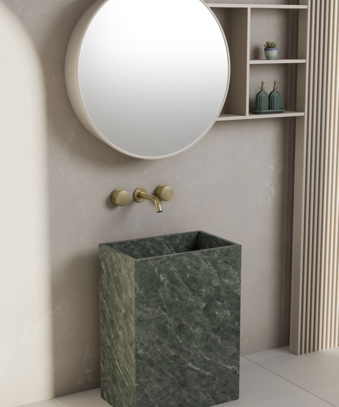 Rubinetto lavabo a parete - Leros