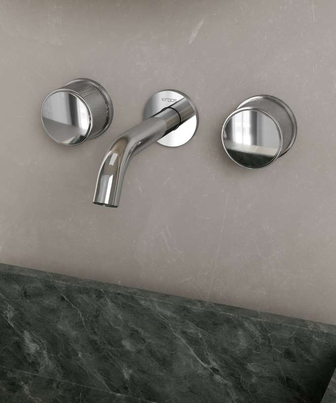 Rubinetto lavabo a parete - Leros