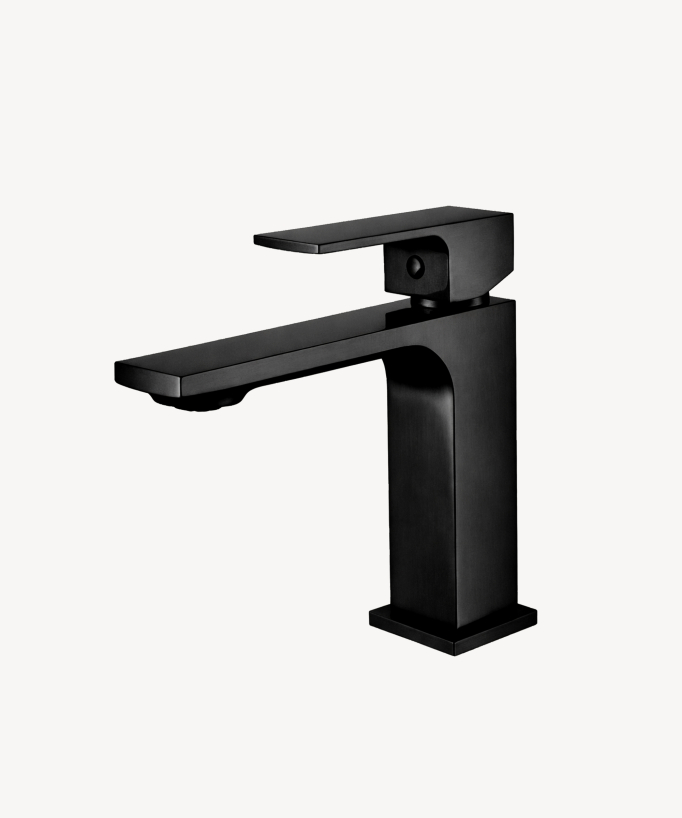 Rubinetto lavabo miscelatore nero - Sirius