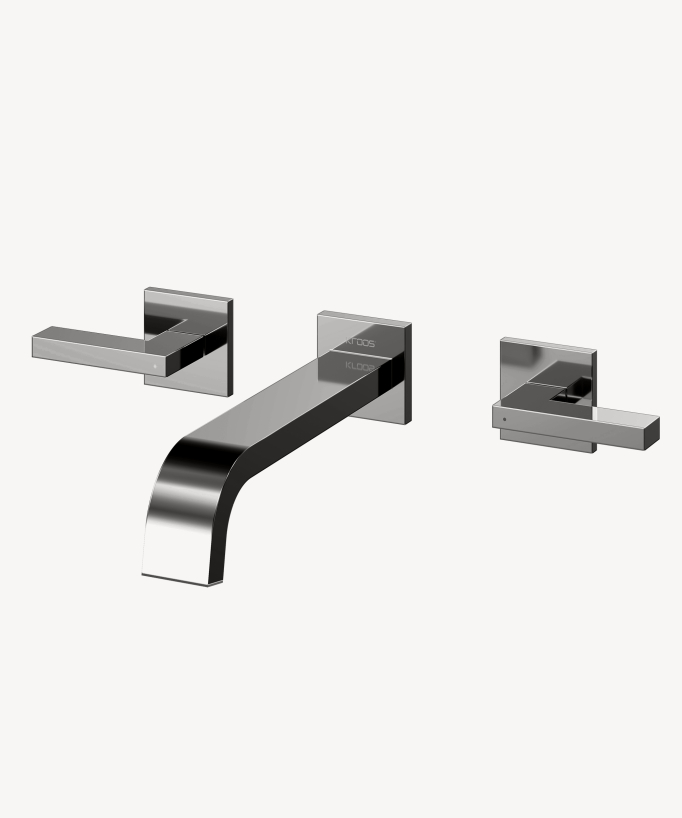 Miscelatore lavabo a parete cromato - Santa Maria