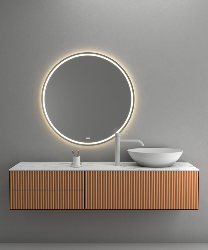 Miscelatore lavabo con bocca lunga - Corbeau