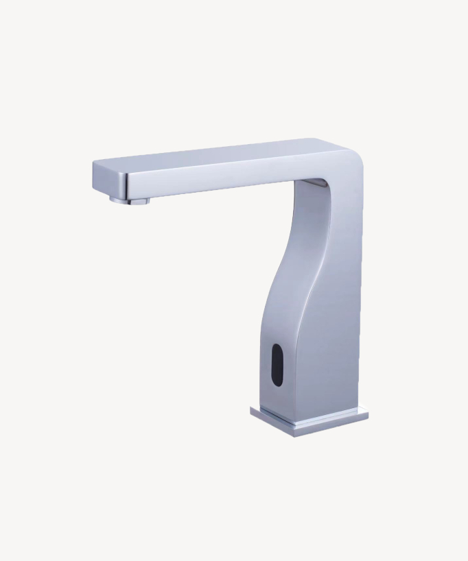 Rubinetto automatico di design per lavabo, acqua fredda - Pula