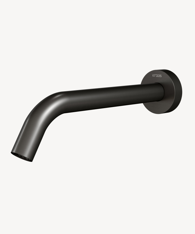 Rubinetto automatico a parete per lavabo, acqua fredda gunmetal – Corbeau