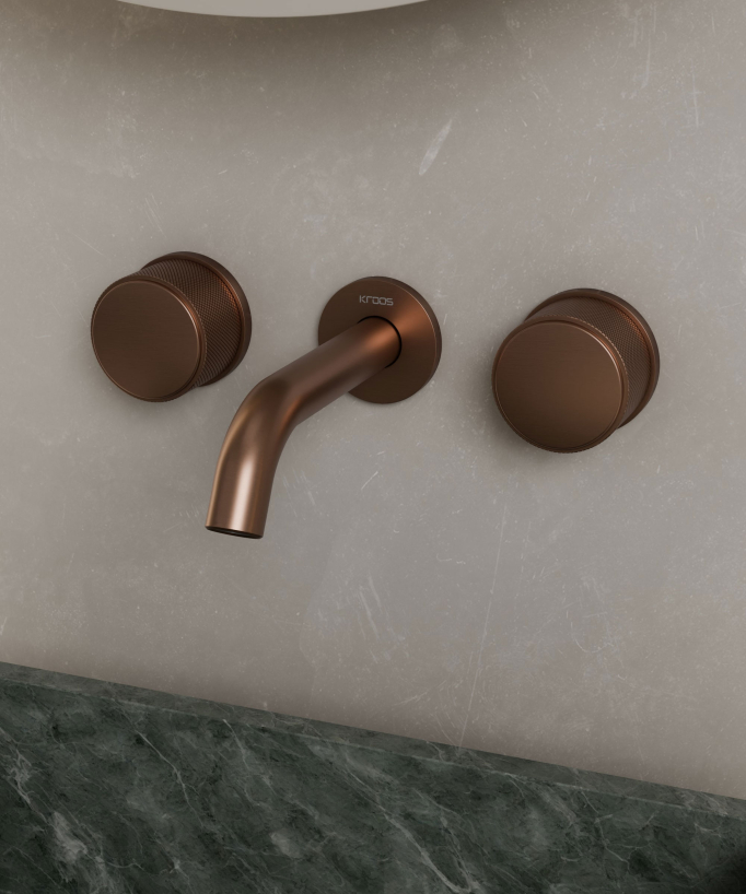 Miscelatore per lavabo a parete - Leros
