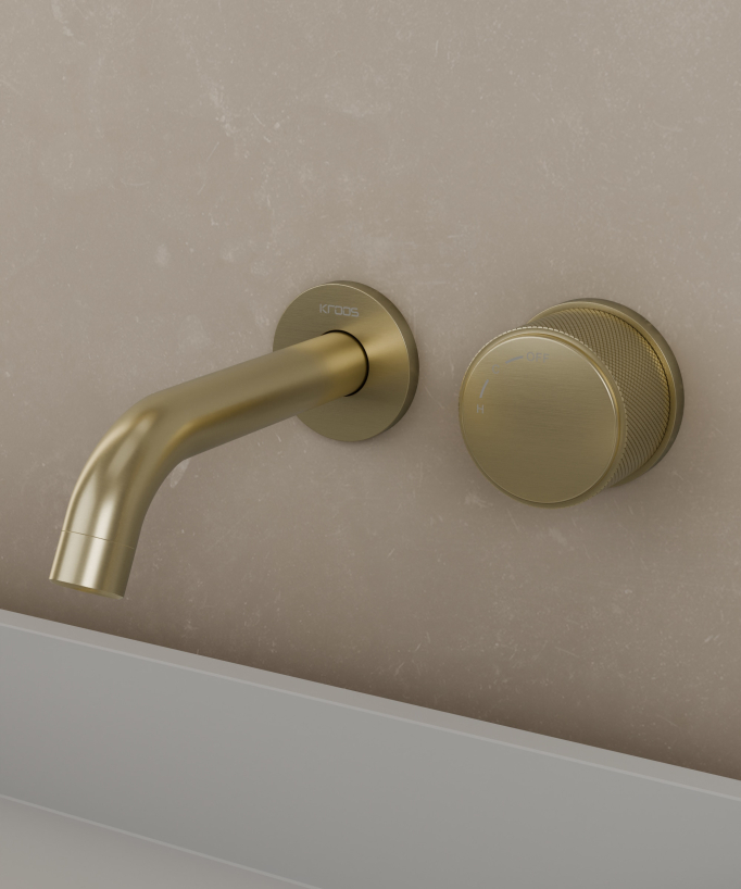 Miscelatore lavabo incassato senza regolazione portata - Leros