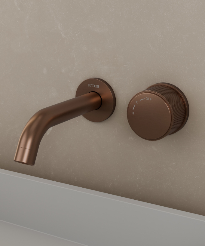 Miscelatore lavabo incassato senza regolazione portata - Leros