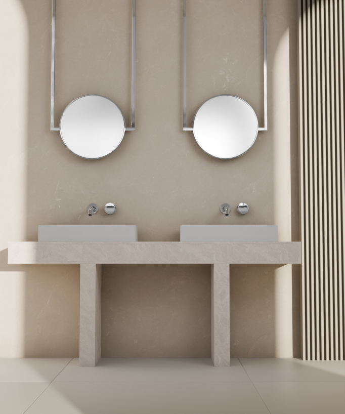 Miscelatore lavabo incasso senza regolazione flusso Cromo - Leros