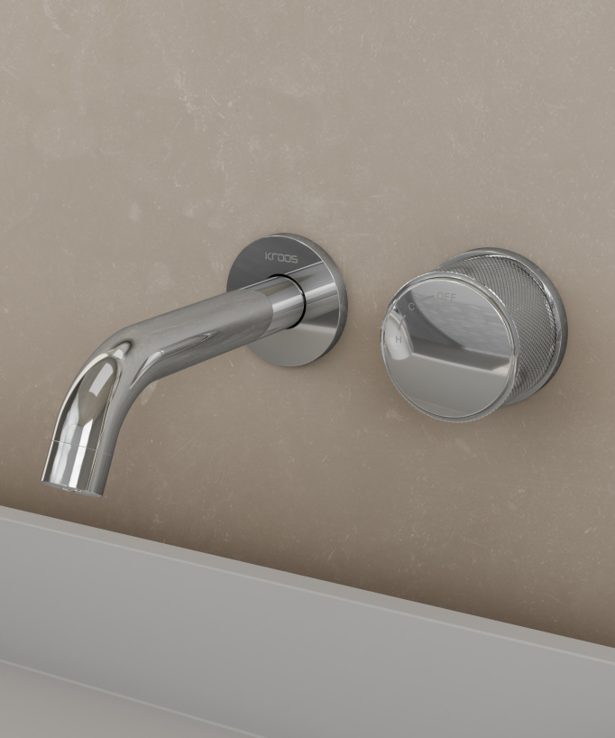 Miscelatore lavabo incassato senza regolazione portata - Leros