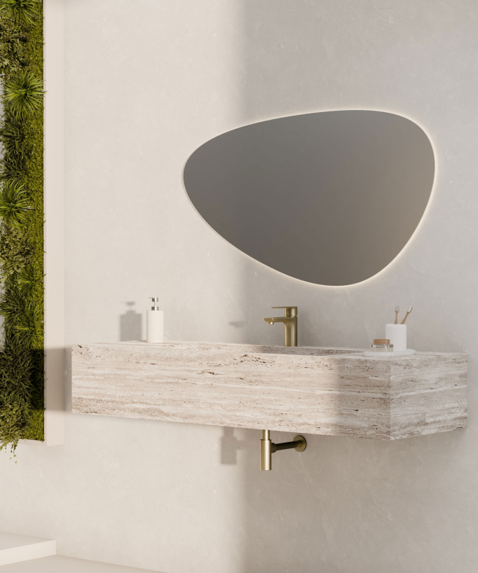 Miscelatore lavabo da appoggio - Nunki