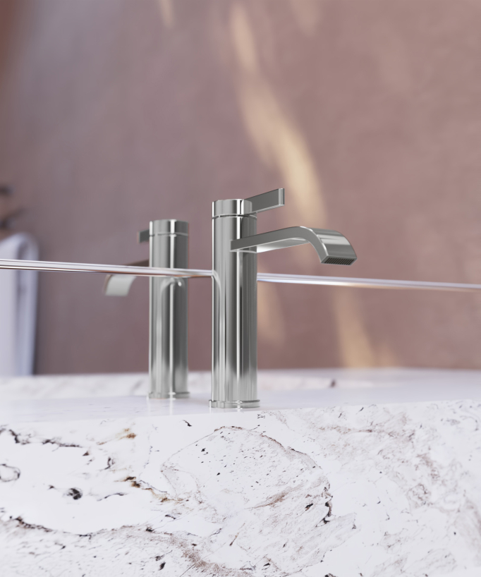 Miscelatore per lavabo Cromato - Fiumina