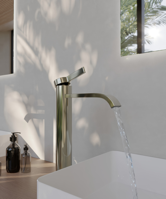 Miscelatore per lavabo alto Champagne - Fiumina