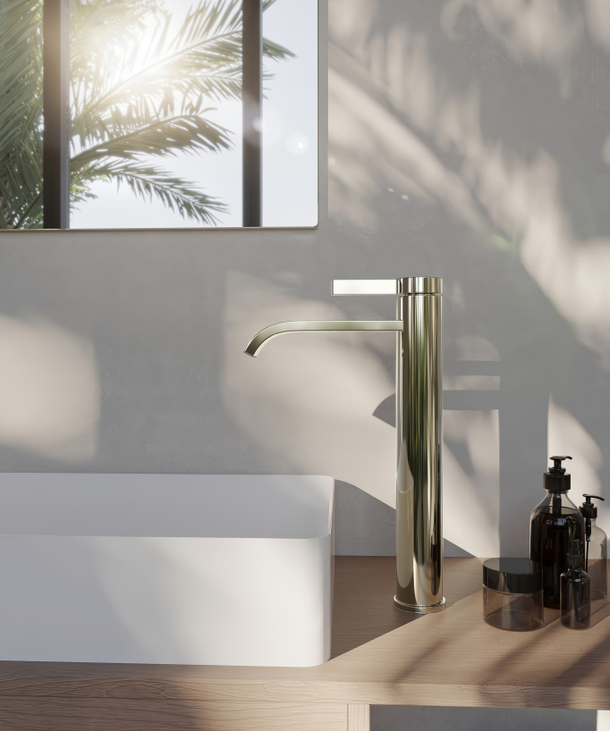 Miscelatore per lavabo alto Champagne - Fiumina