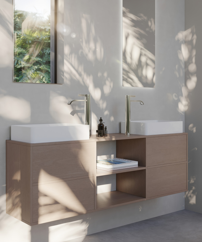 Miscelatore per lavabo alto Champagne - Fiumina