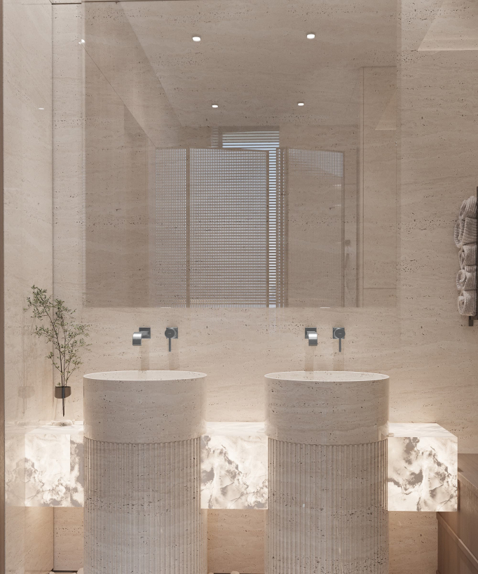 Miscelatore lavabo a parete Gun metal - Fiumina