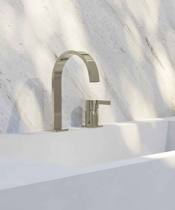 Miscelatore lavabo 2 fori Champagne - Fiumina