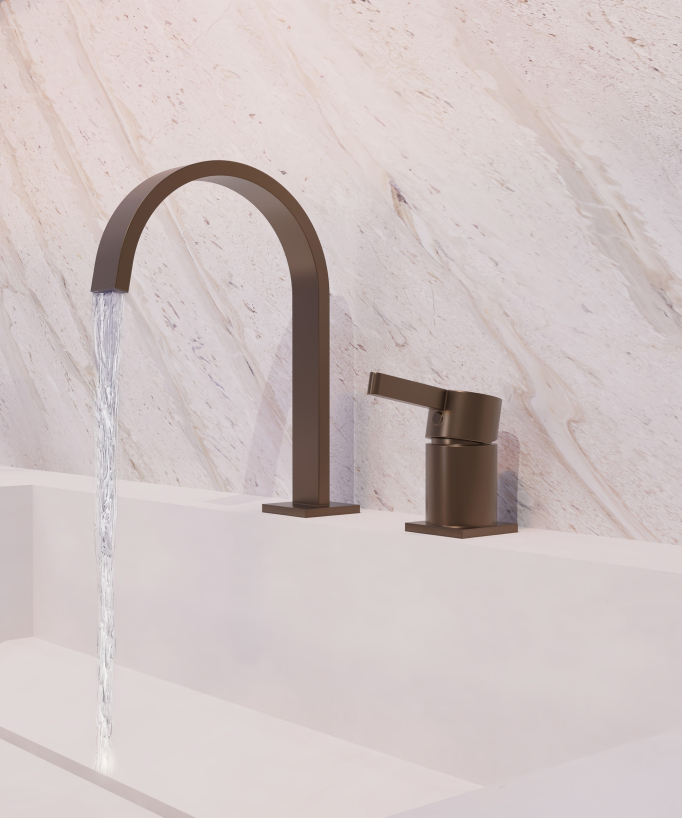 Miscelatore lavabo 2 fori - Fiumina