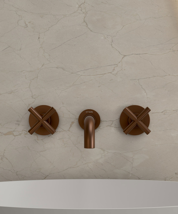 Rubinetto lavabo a parete - Corbeau