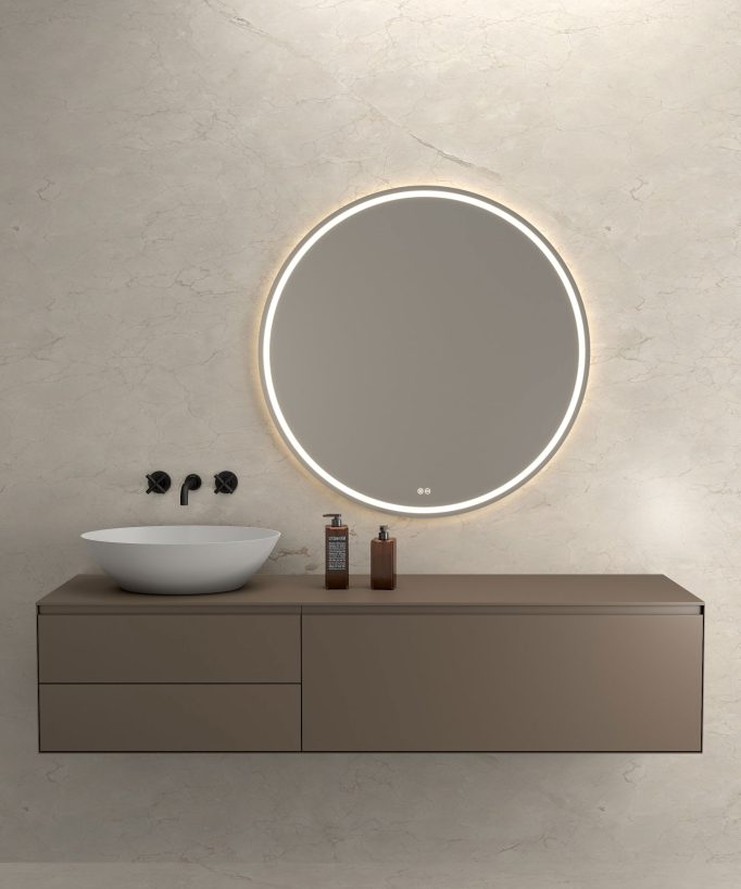 Rubinetto lavabo a parete nero - Corbeau