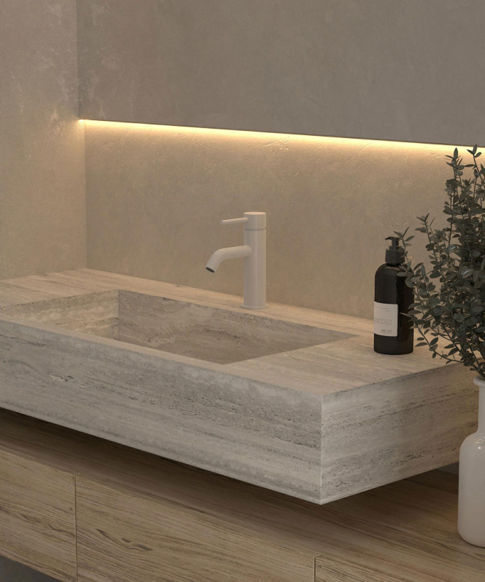 Rubinetto miscelatore lavabo - Corbeau