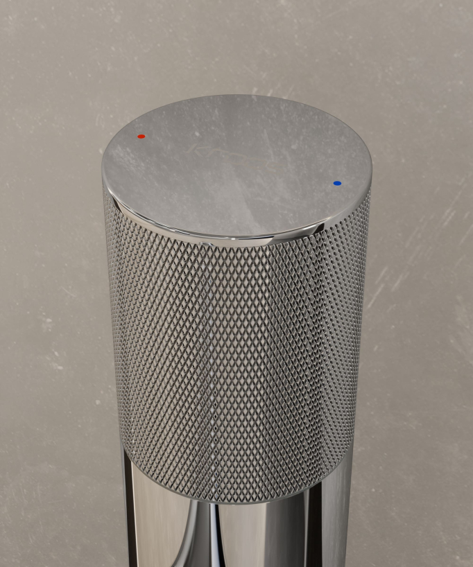 Miscelatore lavabo design Cromato - Leros