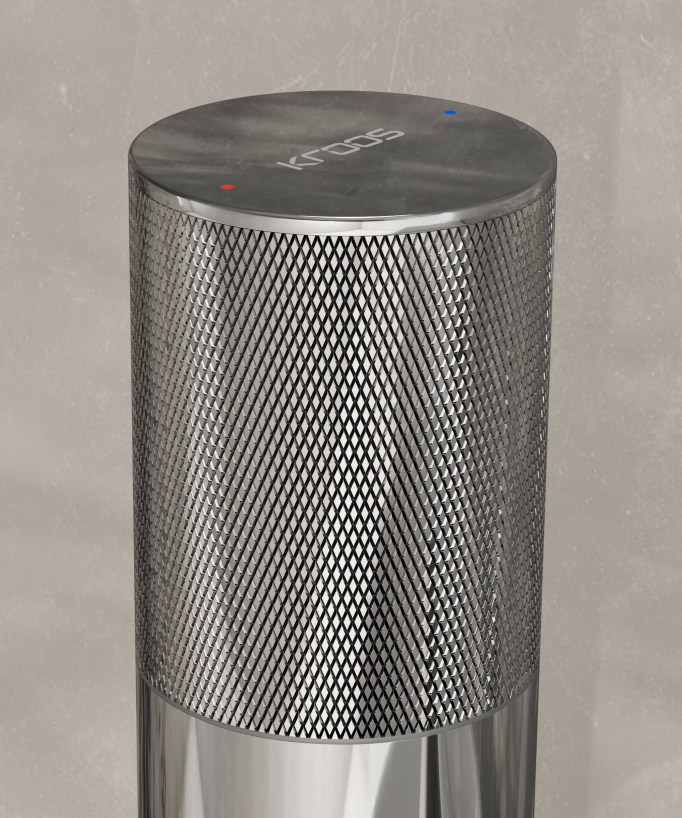 Miscelatore lavabo design cromato - Leros