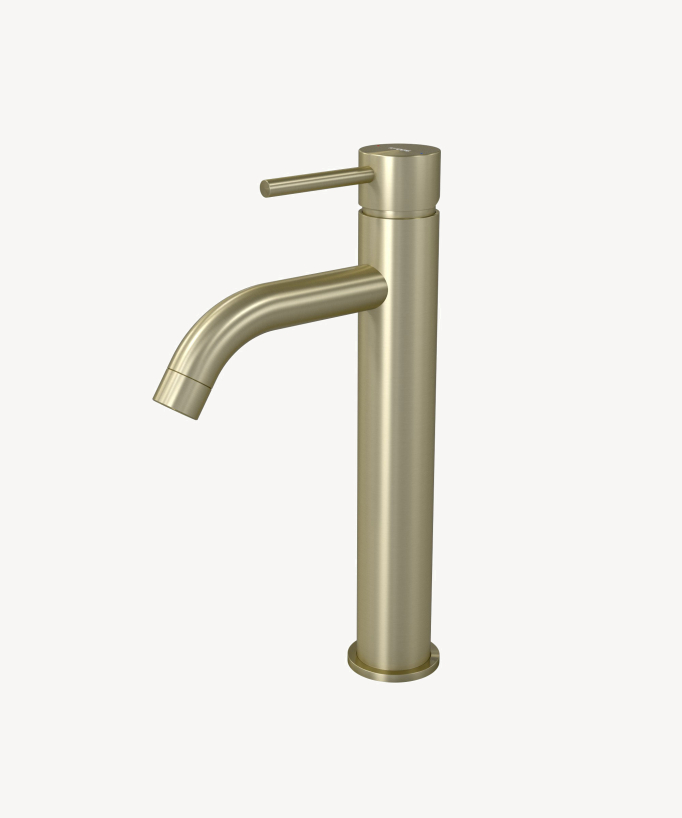 Miscelatore lavabo oro spazzolato - Corbeau - small