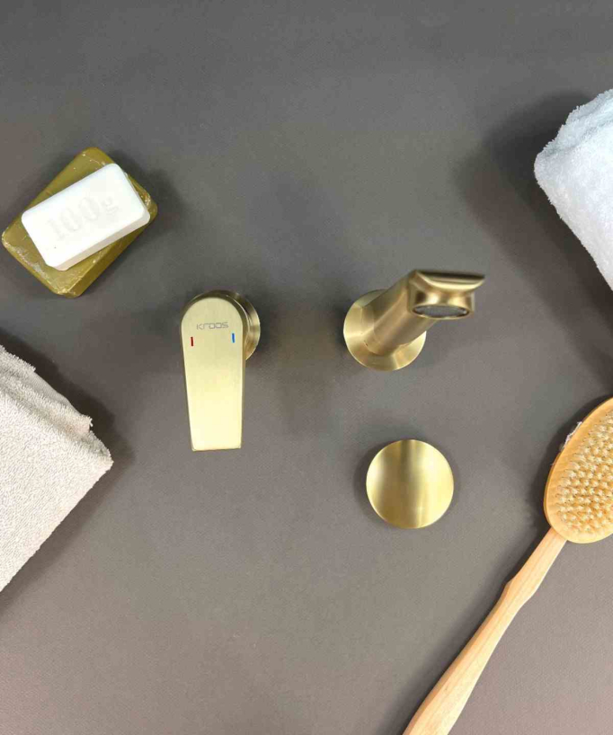Miscelatore lavabo a parete - Ptolémée
