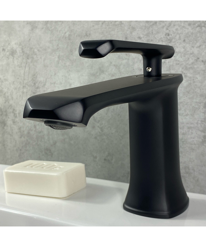 Robinet mitigeur lavabo Noir - Mensae