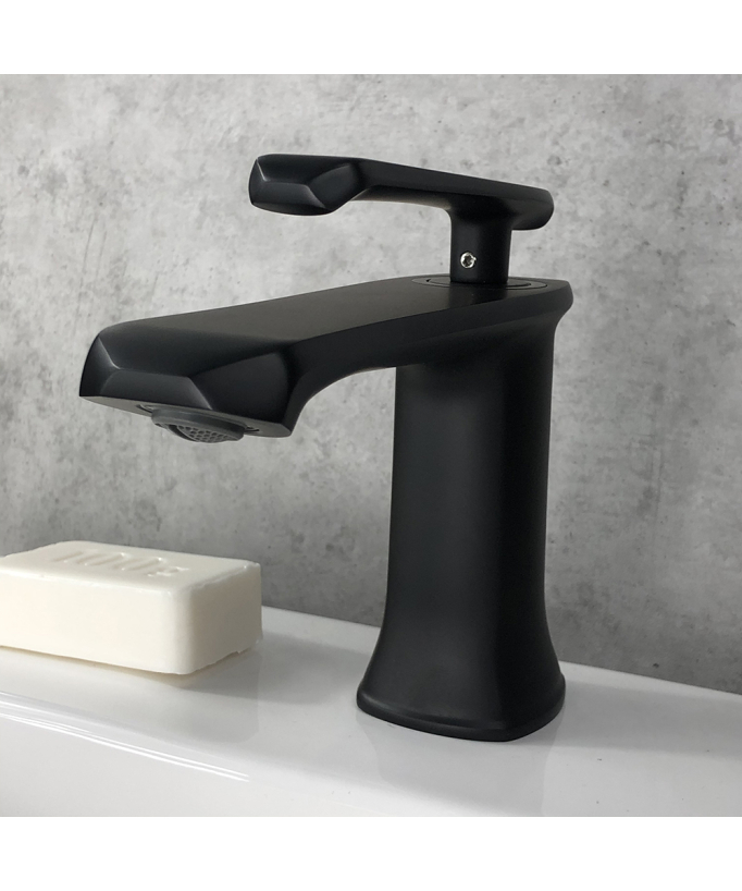 Robinet mitigeur lavabo Noir - Mensae