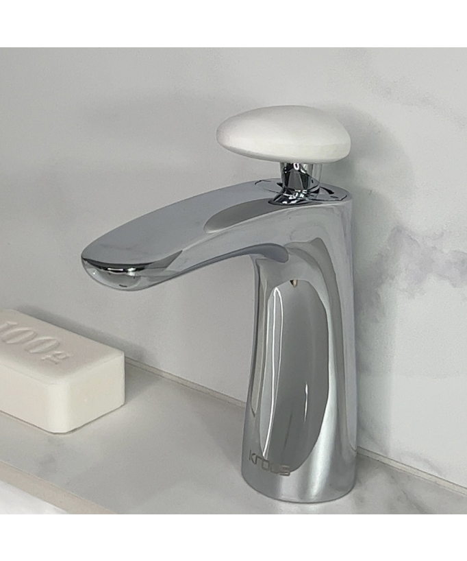 Miscelatore lavabo moderno cromato - Elbe