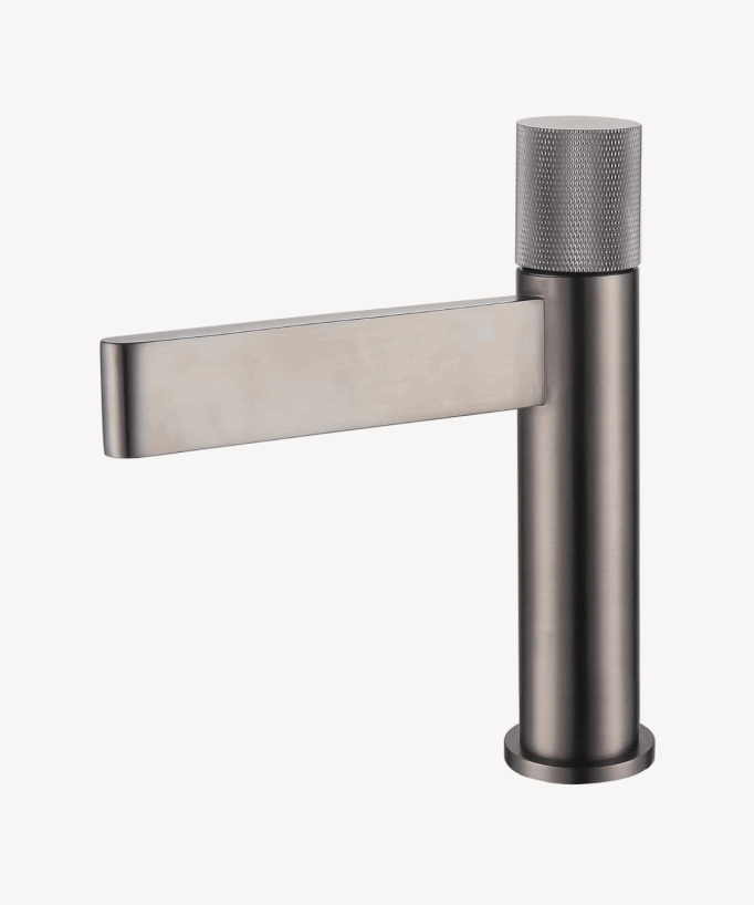 Miscelatore monocomando per lavabo, cascata Gun metal - Sham