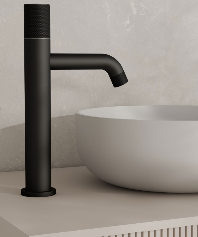 Miscelatore per lavabo di design senza regolatore di portata - Leros