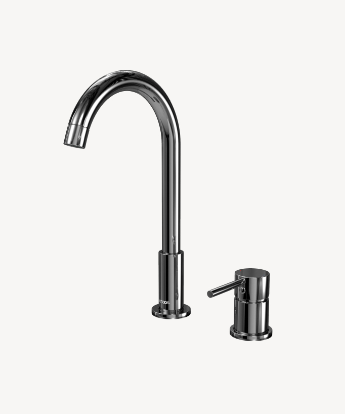 Miscelatore lavabo 2 fori cromato - Corbeau - small