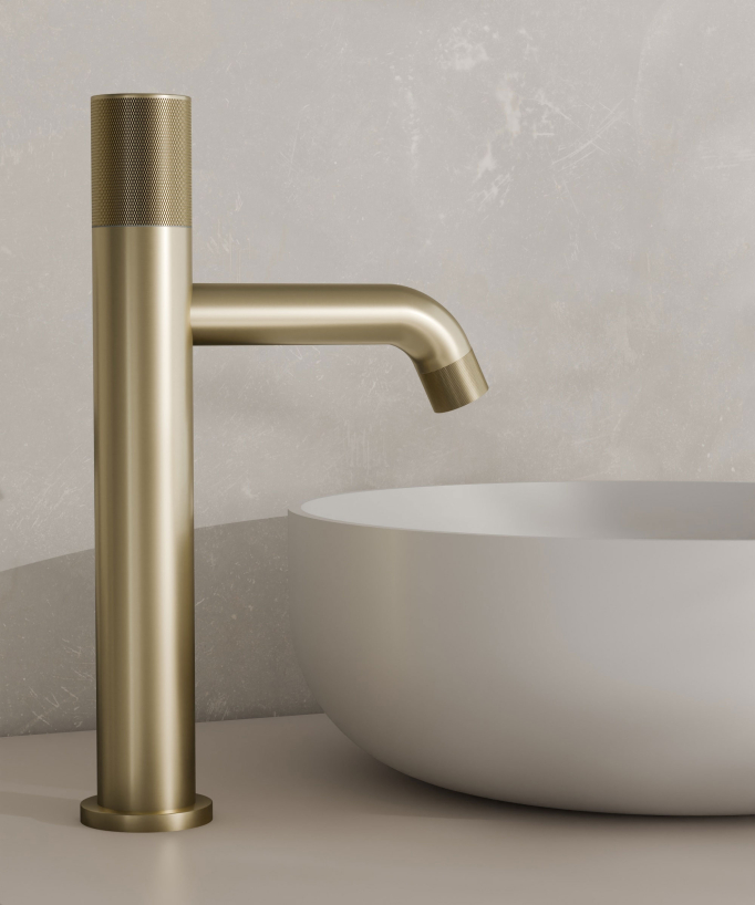 Miscelatore per lavabo di design senza regolatore di portata - Leros