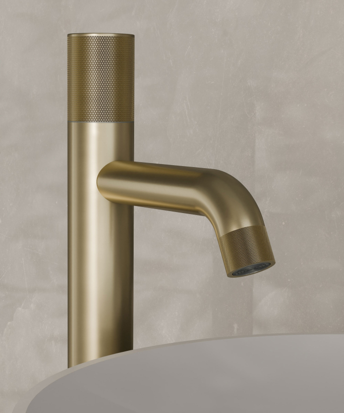 Rubinetto miscelatore lavabo design senza limitatore di portata - Leros