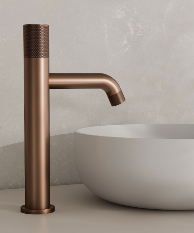 Miscelatore per lavabo di design senza regolatore di portata - Leros