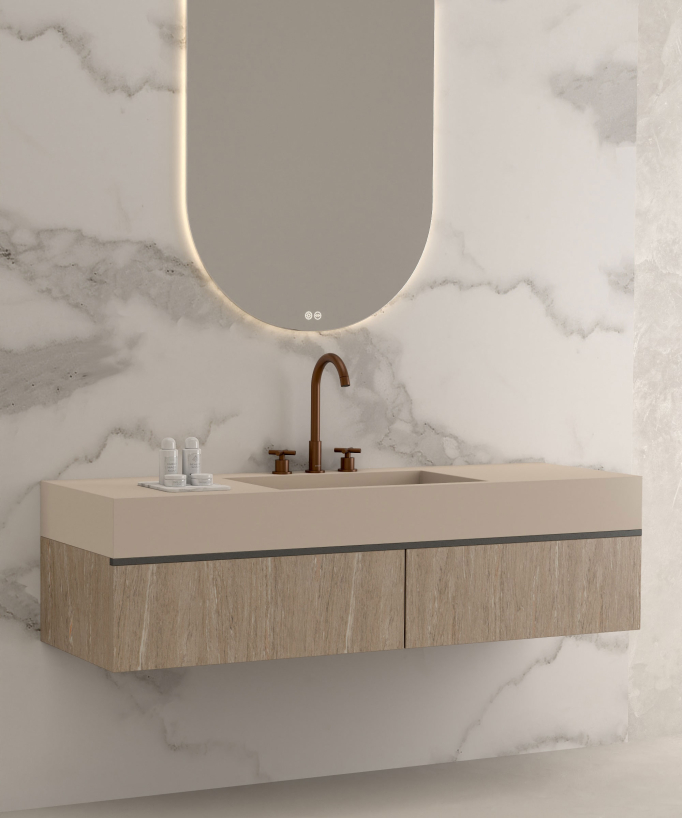 Rubinetto lavabo a ponte - Corbeau