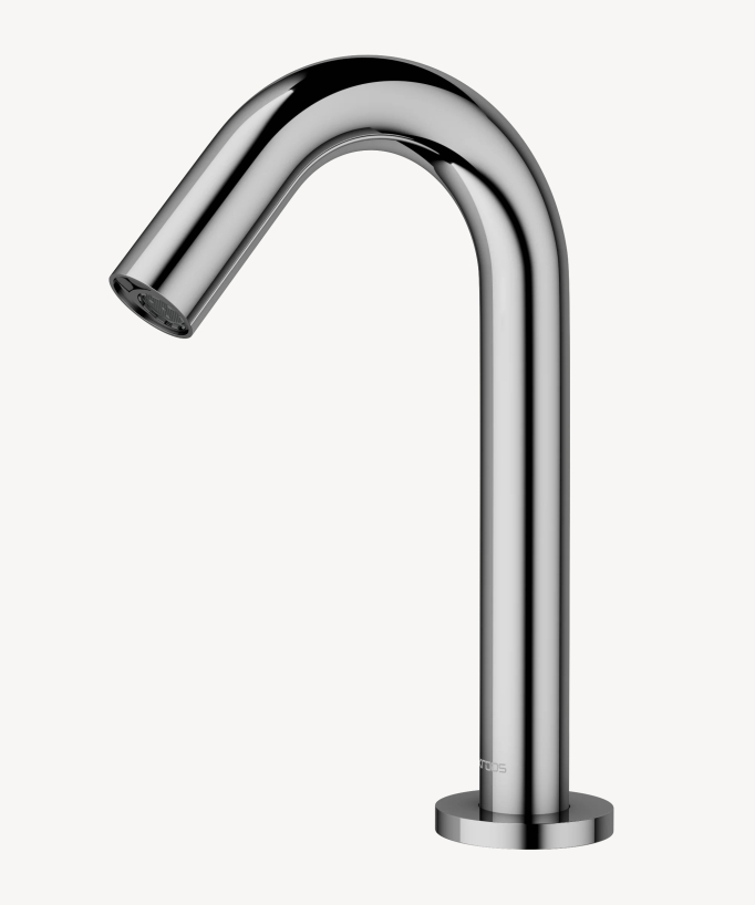 Rubinetto automatico per lavabo da appoggio, acqua fredda Cromo - Pula