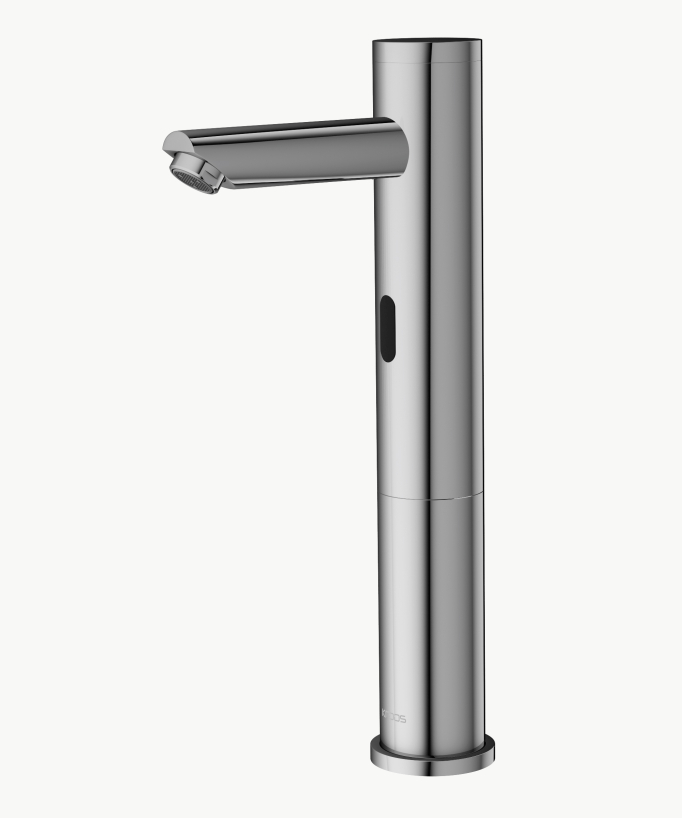 Miscelatore lavabo automatico in ottone cromato - Pula - small