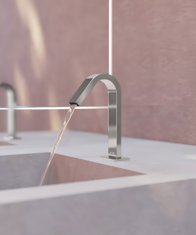 Rubinetto automatico per lavabo, acqua fredda cromato – Fiumina