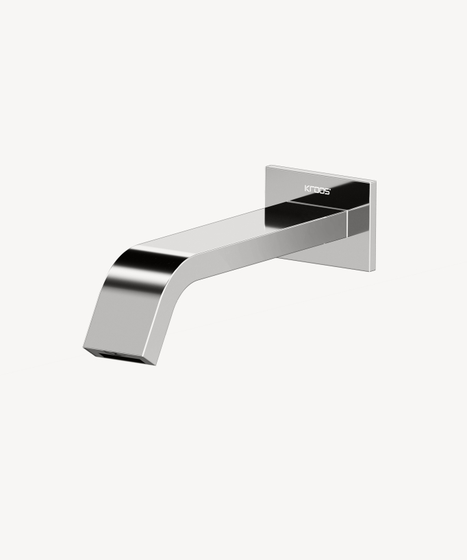 Rubinetto automatico da parete per lavabo, acqua fredda cromato – Fiumina