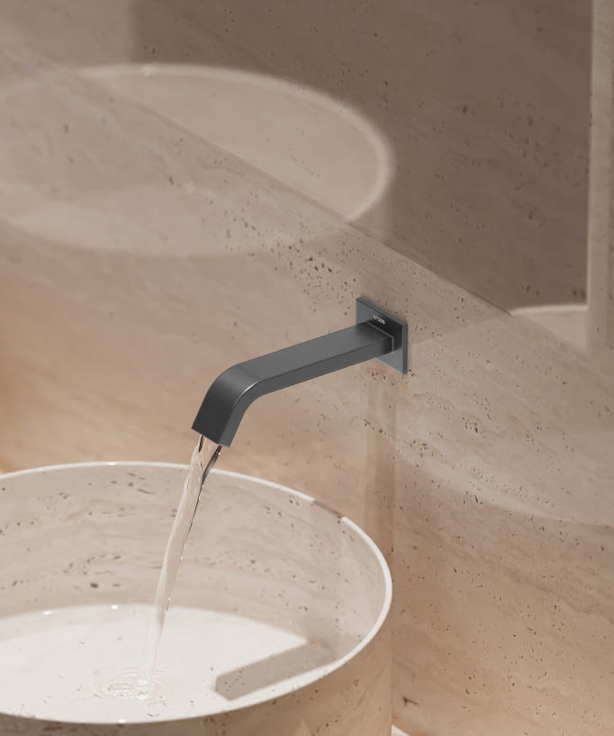 Rubinetto automatico da parete per lavabo, acqua fredda – Fiumina