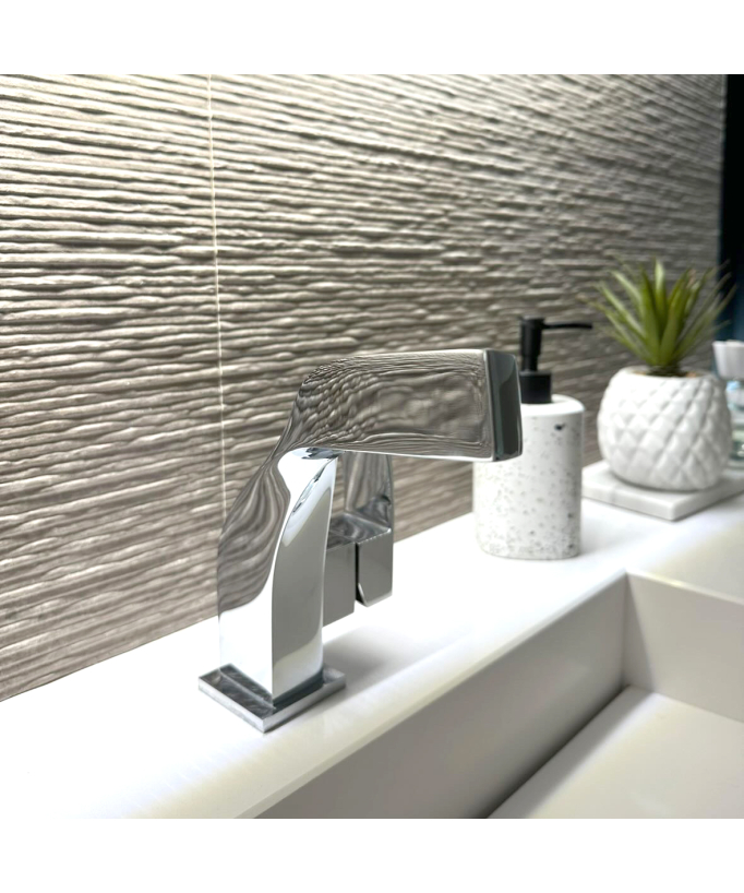 Mitigeur lavabo, design - Chromé