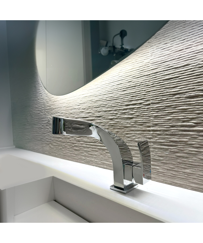Mitigeur lavabo, design - Chromé