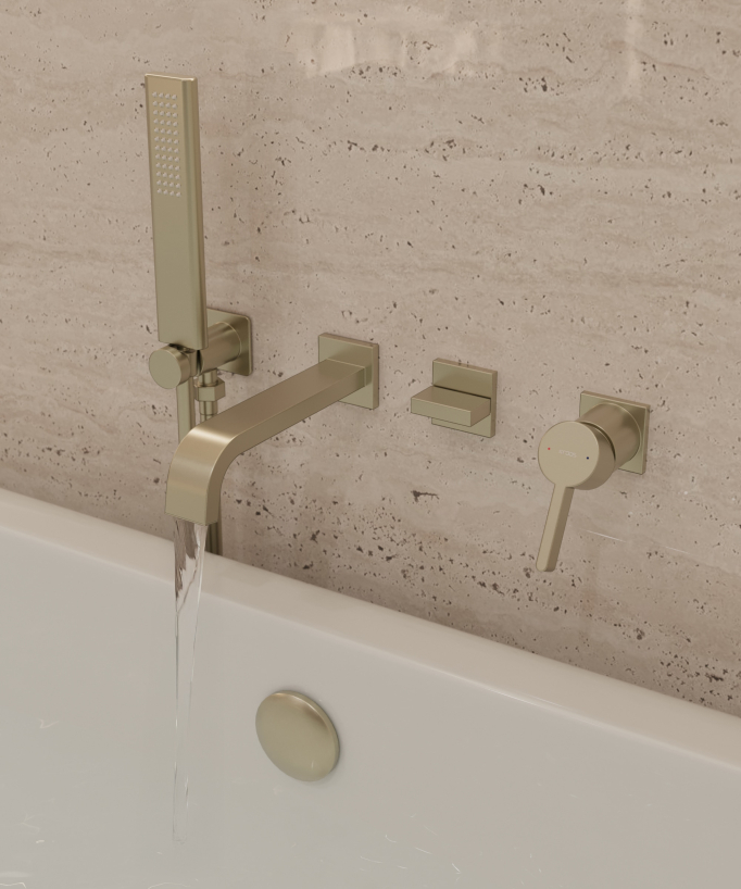 Miscelatore vasca incassato - Fiumina